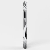 Black and White Botanical Illustration Curved Back Case-Mate iPhoneケース (裏面/右)