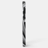 Black and White Botanical Illustration Curved Back Case-Mate iPhoneケース (裏面/左)