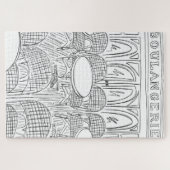 Black and White Boulangerie Jigsaw Puzzle ジグソーパズル (横)