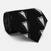 Black and White Bow Tie with Tux ネクタイ (ロール)