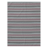 Black and white brown patchwork lace テーブルクロス (正面)