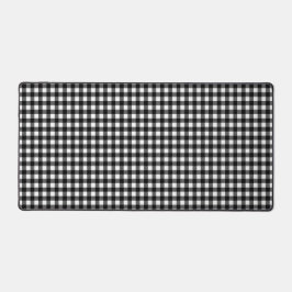 Black and white buffalo patterned desk mat デスクマット