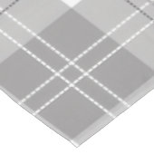 Black and White Buffalo Plaid テーブルクロス (アングル)