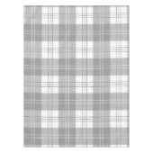 Black and White Buffalo Plaid テーブルクロス (正面)