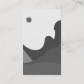 Black and White Business Card 名刺 (裏面)