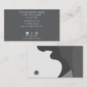Black and White Business Card 名刺 (正面/裏面)