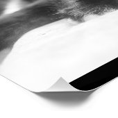 Black and White Cat フォトプリント (角)