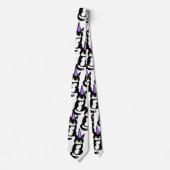 Black and White Cat Celebration Tie ネクタイ (正面)