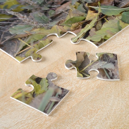 Black and White Cat Jigsaw Puzzle ジグソーパズル (側面)