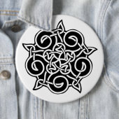 Black And White Celtic Knot 缶バッジ (インサイチュ)