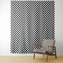Black and white checkerboard pattern 