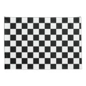 Black and white checkerboard pattern  枕カバー (裏面-右)