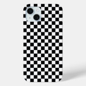 Black and white checkerboard pattern  Case-Mate iPhoneケース (裏面)
