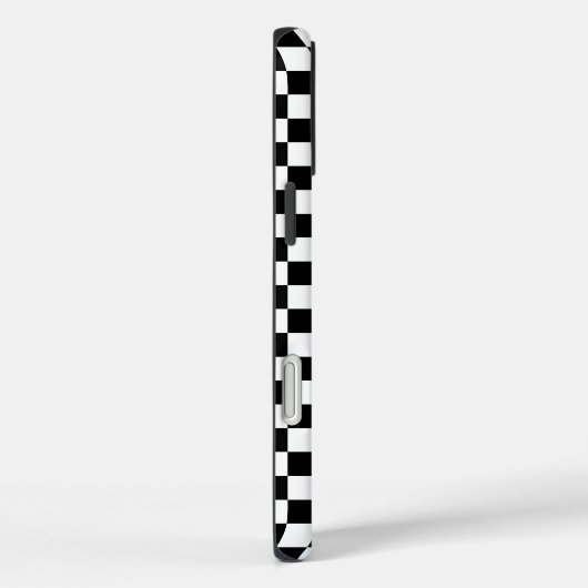 Black and white checkerboard pattern  Case-Mate iPhoneケース (裏面 / 右)