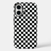 Black and white checkerboard pattern  Case-Mate iPhoneケース (裏面)