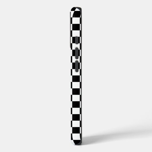 Black and white checkerboard pattern  Case-Mate iPhoneケース (裏面 / 左)