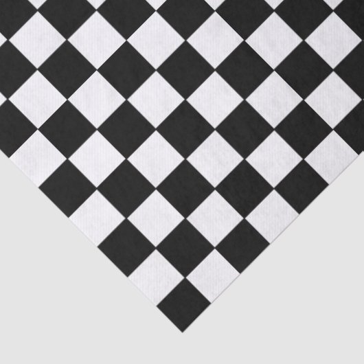Black and White Checkered | Race Car Theme 薄葉紙 (詳細)