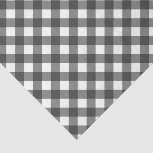 Black and White Checkered Tissue Paper 薄葉紙 (詳細)