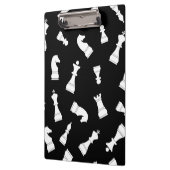 Black and White Chess Piece Pattern クリップボード (左)