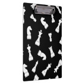 Black and White Chess Piece Pattern クリップボード (右)