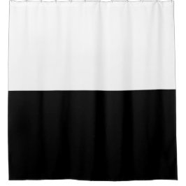 Black and White Classic Striped Shower Curtain シャワーカーテン