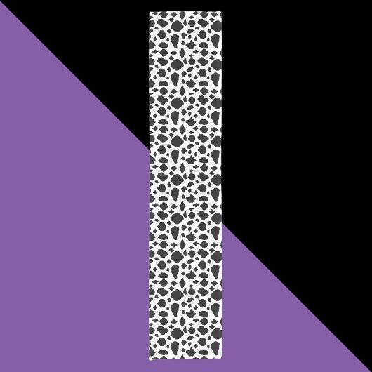 Black and White Cow Print Farmhouse ショートテーブルランナー