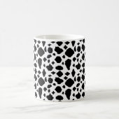 Black and White Cow Print Pattern Farmhouse  コーヒーマグカップ (中央)
