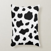 Black and White Cow Print Pillow Decorative Farmho アクセントクッション (正面(垂直))