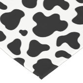 Black And White Cow Print Western Cowboy Southern ショートテーブルランナー (コーナー)