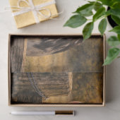 Black and White Cow with Tongue up Her Nose  薄葉紙 (ギフト)