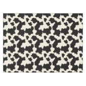 Black and White Cowhide Pattern テーブルクロス (正面(横))