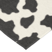 Black and White Cowhide Pattern テーブルクロス (アングル)