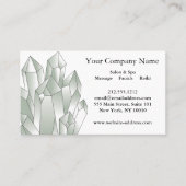 Black and White Crystals Salon Spa  名刺 (正面)