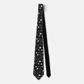 Black and White Custom Necktie ネクタイ (正面)