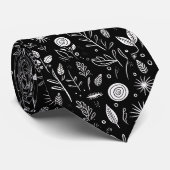 Black and White Custom Necktie ネクタイ (ロール)