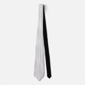 Black and White Custom Necktie ネクタイ (正面)