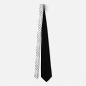 Black and White Custom Necktie ネクタイ (裏面)