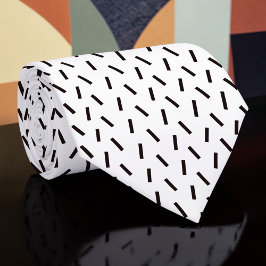 Black and White Custom Necktie ネクタイ