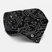 Black and White Custom Necktie ネクタイ (ロール)