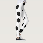 black_and_white_dalmatian_spot_pattern レギンス (右)