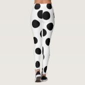 black_and_white_dalmatian_spot_pattern レギンス (裏面)