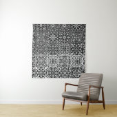 Black and white damask patterns タペストリー (インサイチュ)