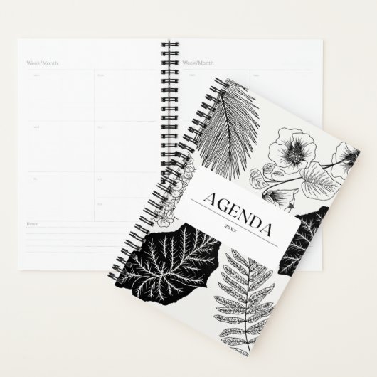 Black and White Desing Planner プランナー手帳 (ディスプレー)