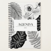 Black and White Desing Planner プランナー手帳 (正面)