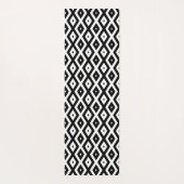 Black and white diamond pattern ヨガマット (裏面)