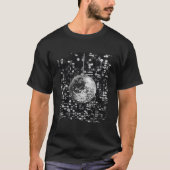Black And White Disco Ball Club Tシャツ (正面)