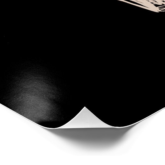 Black and white Dragon sketch ポスター (コーナー)