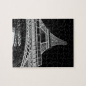 Black and White Eiffel Tower ジグソーパズル (横)