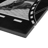 Black and White Film Reel Custom Photo カッティングボード (角)