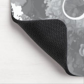 Black and White Floral Artistic Personalized Gift マウスパッド (コーナー)